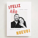 "Año Nuevo" - Holiday Cards in Sunset by Olivia Raufman - Front