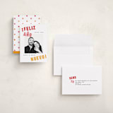 "Año Nuevo" - Holiday Cards in Sunset by Olivia Raufman - Assembled