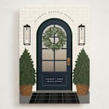 "Holiday Home" - Holiday Cards in Night Sky by Ekko Studio - Front