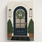 "Holiday Home" - Holiday Cards in Night Sky by Ekko Studio - Folded Card