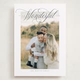 "Just Wonderful" - Holiday Cards in Blue Spruce by Heather Cairl - Front