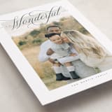 "Just Wonderful" - Holiday Cards in Blue Spruce by Heather Cairl - Detail