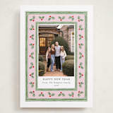 "Holly Berry Frame" - Holiday Cards in Candy by Lauren Jopling - Front