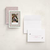 "Holly Berry Frame" - Holiday Cards in Candy by Lauren Jopling - Assembled