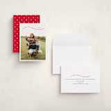 "Simple Twist" - Holiday Cards in Poinsettia by Erica Krystek - Assembled