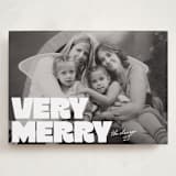 "Very Bold" - Holiday Cards in Snowflake by Jessie Steury - Front