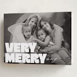 "Very Bold" - Holiday Cards in Snowflake by Jessie Steury - Folded Card