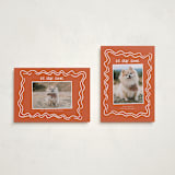 "wiggly lines" - Holiday Cards in Holly by Vera Lim - Photo Orientation Options