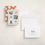 "shapes" - Holiday Cards in Bright by Jessica Yeo - Assembled