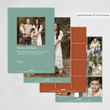"Year in Review" - Holiday Cards in Retro by elithing - Back of Card