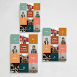 "Year in Review" - Holiday Cards in Retro by elithing - Formats Available