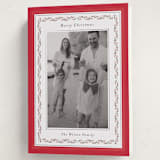 "Vintage Vine" - Holiday Cards in Holly Berry by Susan Moyal - Folded Card