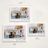 "Scripted Penmanship Frame" - Holiday Cards in Snow by Jackie Crawford - Formats Available