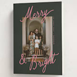 "Jottings" - Holiday Cards in Mistletoe by Pixel and Hank - Folded Card