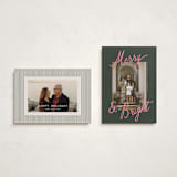 "Jottings" - Holiday Cards in Mistletoe by Pixel and Hank - Photo Orientation Options