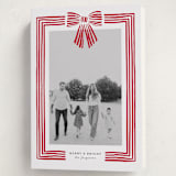 "Ribbon Framed" - Holiday Cards in Snow by Iveta Angelova - Folded Card