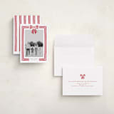 "Ribbon Framed" - Holiday Cards in Snow by Iveta Angelova - Assembled