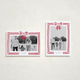 "Ribbon Framed" - Holiday Cards in Snow by Iveta Angelova - Photo Orientation Options