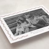 "Delicate Frame" - Holiday Cards in Holly Berry by Susan Moyal - Detail