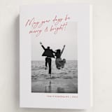 "Top Script Note" - Holiday Cards in Santa by Jackie Crawford - Folded Card