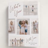 "Simply Scripted" - Holiday Cards in Copper by Stacey Meacham - Folded Card