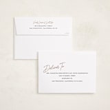 "Simply Scripted" - Holiday Cards in Copper by Stacey Meacham - FREE Recipient Addressing