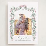 "Soft Garland" - Holiday Cards in Winter Rose by frau brandt - Front