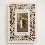 "Abundance" - Holiday Cards in Putty by Meagan Christensen - Front