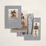 "Silent Night Woods" - Holiday Cards in Winter by Karina Racz - Back of Card Options