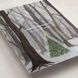 "Silent Night Woods" - Holiday Cards in Winter by Karina Racz - Detail