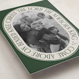 "Come Adore" - Holiday Cards in Pine by Brianne Larsen - Detail