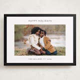"Border" - Holiday Cards in Charcoal by JoAnn Jinks - Front