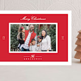 "Effortless Charm" - Holiday Cards in Raspberry by Tatiana Nogueiras - Front