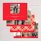 "Effortless Charm" - Holiday Cards in Raspberry by Tatiana Nogueiras - Back of Card Options