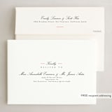 "Effortless Charm" - Holiday Cards in Raspberry by Tatiana Nogueiras - FREE Recipient Addressing