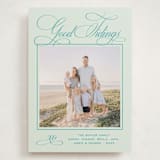 "Julep" - Holiday Cards in Mint by Megan Davis - Front