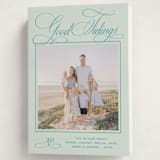 "Julep" - Holiday Cards in Mint by Megan Davis - Folded Card