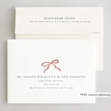 "Ribbon Stripe Holiday" - Holiday Cards in Eggnog by Chris Griffith - FREE Recipient Addressing