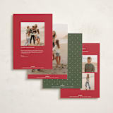 "Tartan" - Holiday Cards in Stocking by Wildfield Paper Co - Back of Card Options
