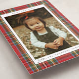 "Tartan" - Holiday Cards in Stocking by Wildfield Paper Co - Detail