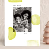 "Neon New Year" - Holiday Cards in Lime by Hudson meet Rose - Front