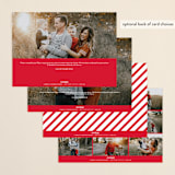 "More the Merrier" - Holiday Cards in Berry by chica design - Back of Card Options