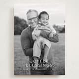 "Brightest Blessings" - Holiday Cards in Snow by Kristie Kern - Front