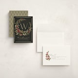 "Wild Wreath" - Holiday Cards in Garland by Wildfield Paper Co - Assembled