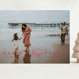 "Classic Love" - Holiday Cards in Candy Cane by Corinne Malesic - Front