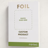 "Portrait Custom" - Holiday Cards in Gold by Minted - Folded Card