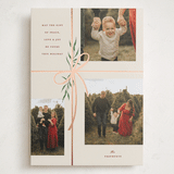 "Holiday gifts" - Holiday Cards in Burgundy by Susan Zinader - Front