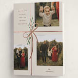 "Holiday gifts" - Holiday Cards in Burgundy by Susan Zinader - Folded Card