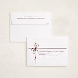 "Holiday gifts" - Holiday Cards in Burgundy by Susan Zinader - FREE Recipient Addressing