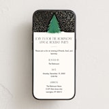 "Snowfall" - Online Holiday Party Invitations in Night Sky by Julie Murray - Mobile layout